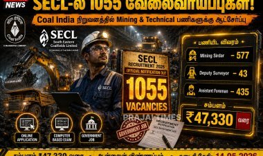 கோல் இந்தியா நிறுவனத்தில் 1055 காலிப்பணியிடங்கள் – டிப்ளமோ முடித்தவர்களுக்கு வாய்ப்பு