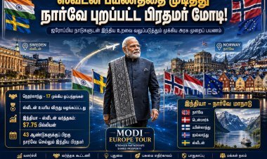 ஸ்வீடன் பயணத்தை முடித்து நார்வே புறப்பட்ட பிரதமர் மோடி!