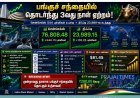 தொடர்ந்து 3வது நாளாக உயர்ந்த இந்திய பங்குச் சந்தை: சென்செக்ஸ் 544 புள்ளிகள் ஏற்றம்