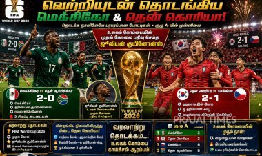 FIFA உலகக் கோப்பை 2026: மெக்சிகோ, தென் கொரியா வெற்றியுடன் தொடக்கம்