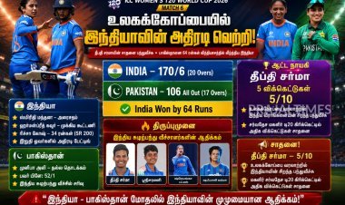 மகளிர் டி20 உலகக்கோப்பை: தீப்தி சர்மா சாதனையுடன் இந்தியா 64 ரன்கள் வித்தியாசத்தில் பாகிஸ்தானை வீழ்த்தியது