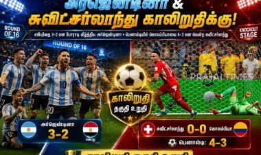 அர்ஜென்டினா, சுவிட்சர்லாந்து காலிறுதிக்கு முன்னேற்றம்... FIFA உலகக் கோப்பையில் பரபரப்பான நாக்அவுட் போட்டிகள்!