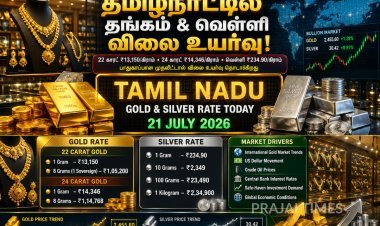 தமிழ்நாட்டில் இன்று தங்கம் & வெள்ளி விலை உயர்வு... ஒரு சவரன் தங்கம் ₹1,05,200!