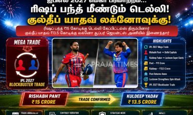 ஐபிஎல் 2027-ஐ அதிரவைத்த மெகா வீரர் பரிமாற்றம்! டெல்லிக்கு திரும்பும் ரிஷப் பந்த்; லக்னோவுக்கு குல்தீப் யாதவ்
