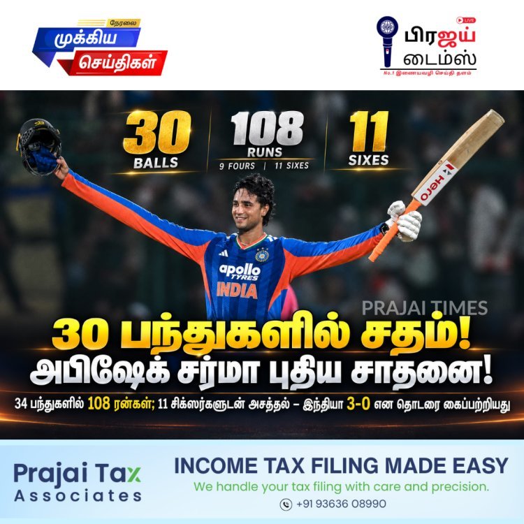30 பந்துகளில் சதம்! வரலாறு படைத்த அபிஷேக் சர்மா… ஆப்கானிஸ்தானை ஒயிட்வாஷ் செய்த இந்தியா!